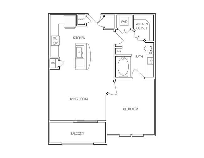 A2 (80 Percent Income Restricted) 1-245 floor plan
